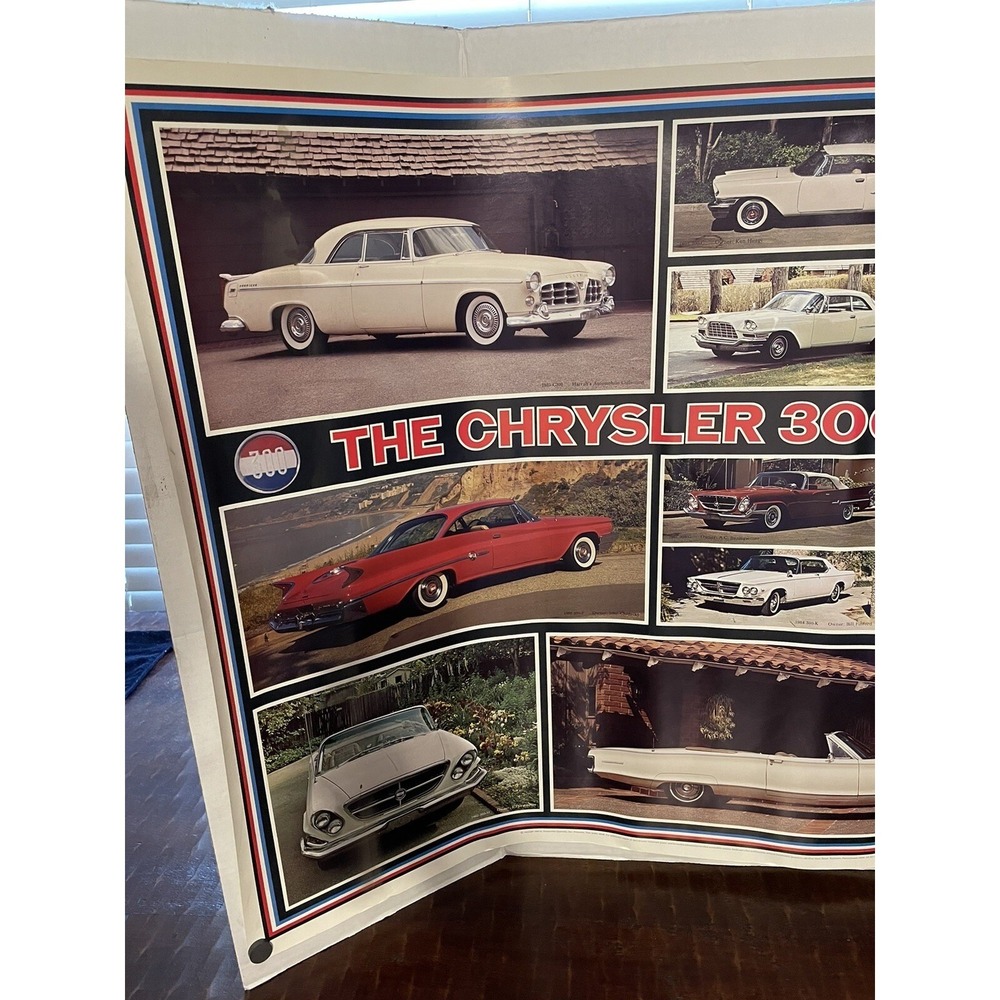 Vintage 1978 Automobile Quarterly Poster Chrysler 300 Letter Cars NEW NOS - Picture 2 of 6